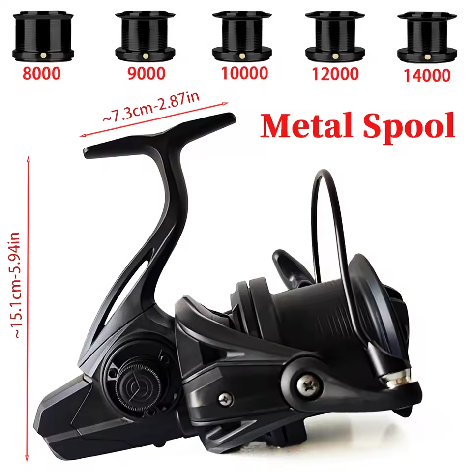 M Big Spinning Fishing Reels 8 - Developing Tank Reel recension och pris